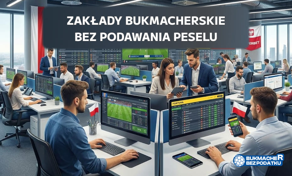 zakłady bukmacherskie bez podawania pesel